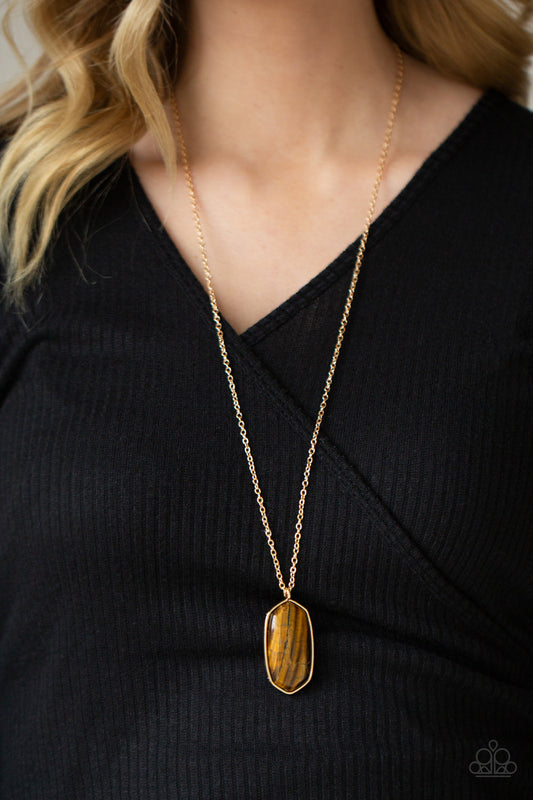Elemental Elegance Brown Necklace Paparazzi N0231