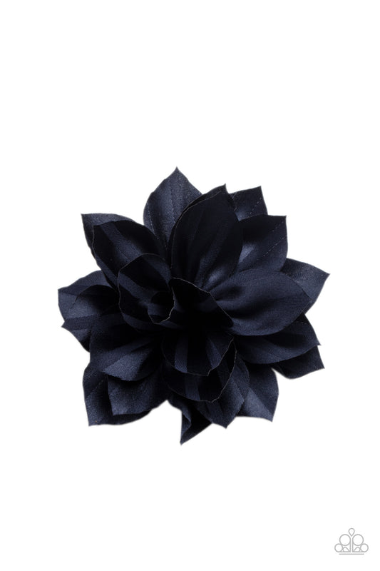 Gala Garden - Blue Hair Clip Paparazzi  H0033