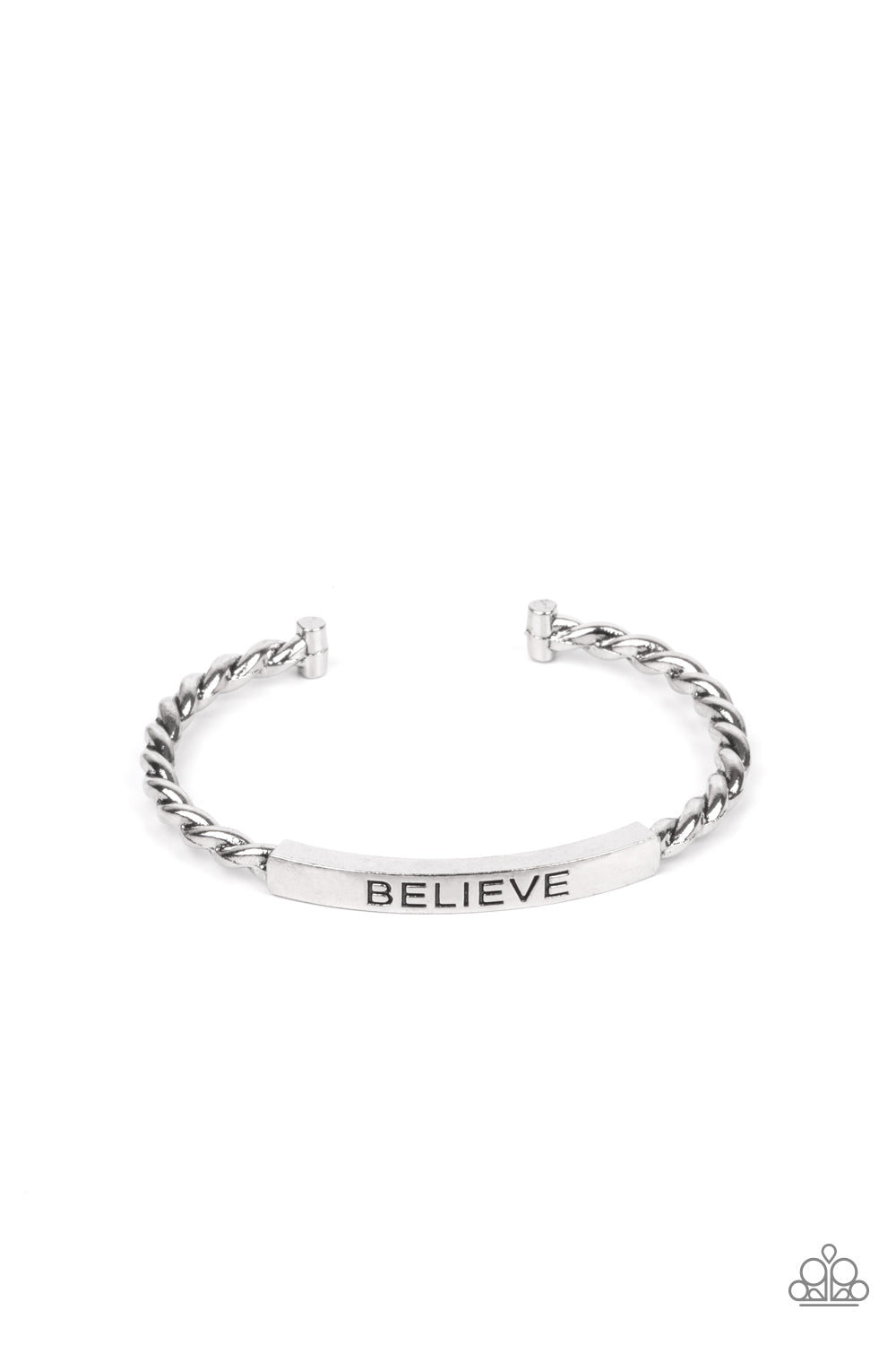 Keep Calm and Believe - Silver Urban Bracelet B0085