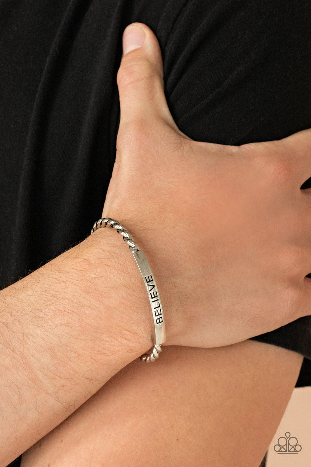 Keep Calm and Believe - Silver Urban Bracelet B0085