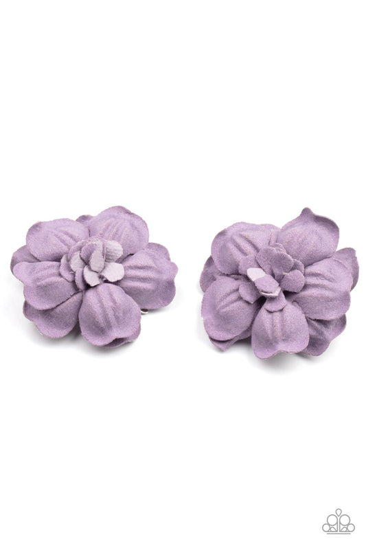 Happy Grow Lucky Purple Hair Clip Paparazzi H0005