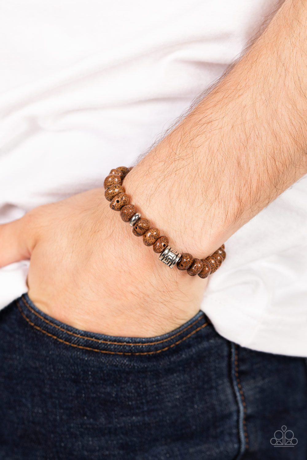 Natural State of Mind - Brown Bracelet Paparazzi B0239