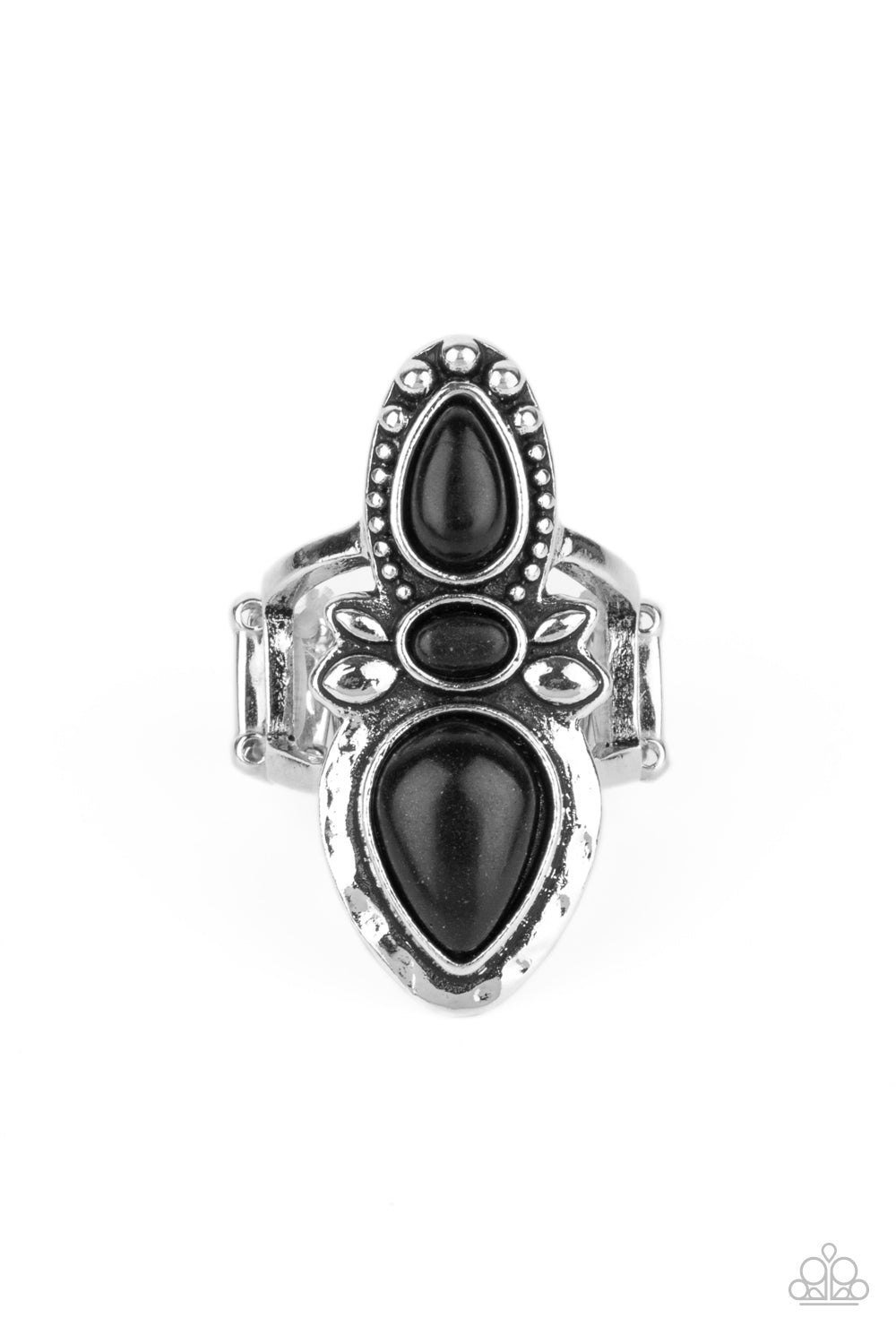 In a BADLANDS Mood - Black Ring Paparazzi  R0149