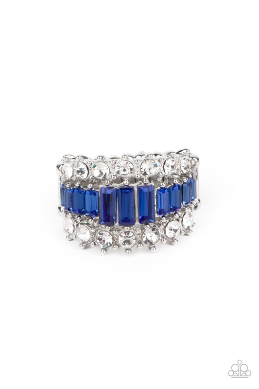 Cache Value Blue Ring Paparazzi R0089