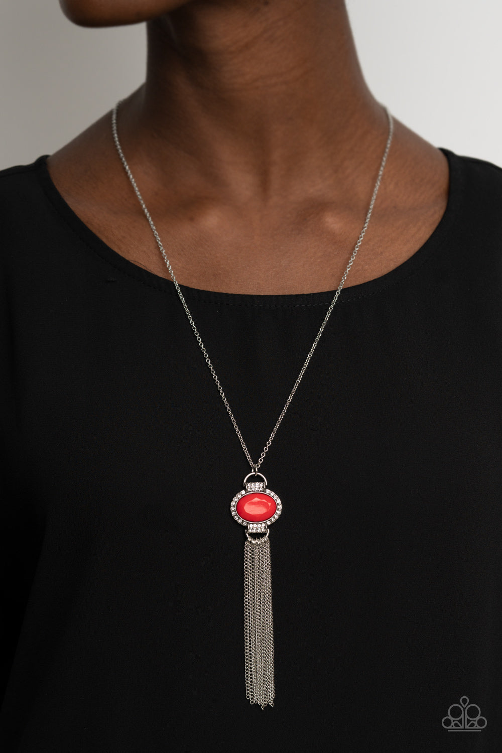 What Glows UP Red Necklace Paparazzi N0244