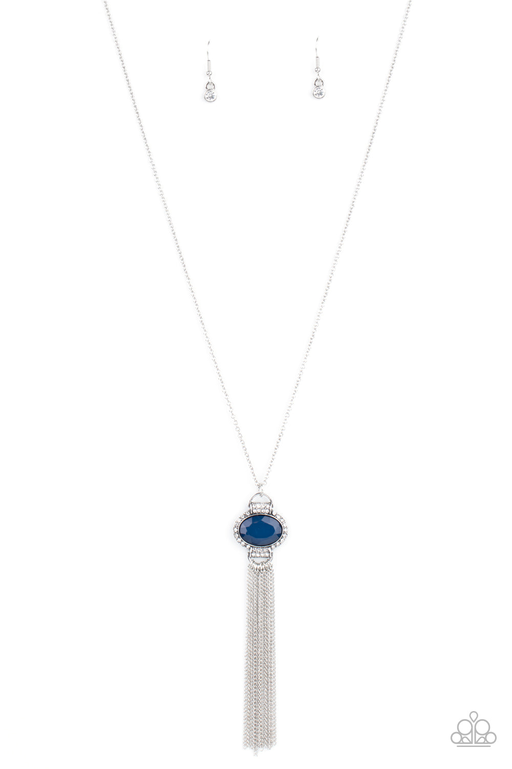 What Glows Up Blue Necklace Paparazzi N0014