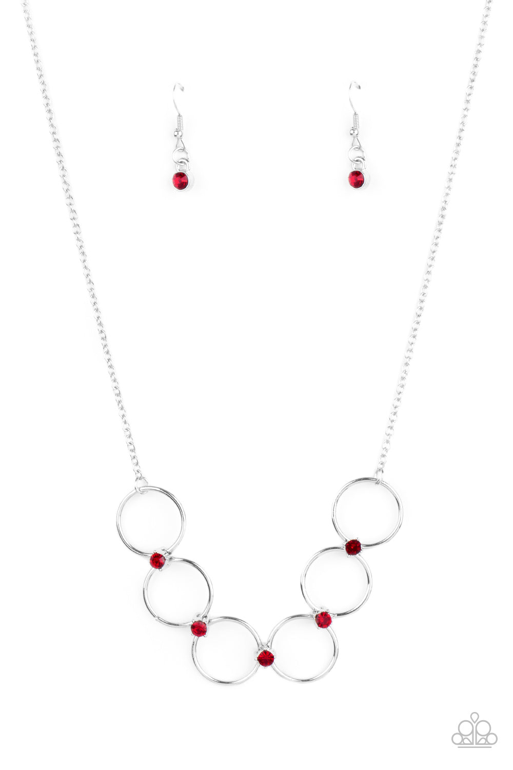 Regal Society - Red Necklace Paparazzi N0449