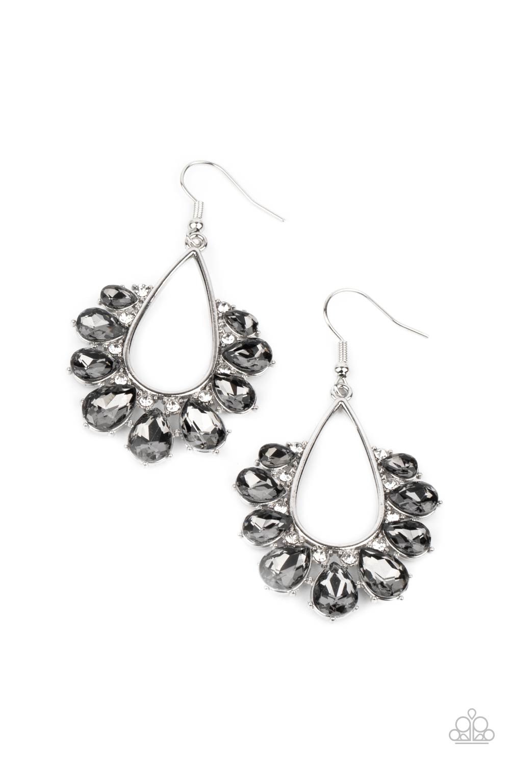 Two Can Play That Game - Silver Earring Paparazzi E0444