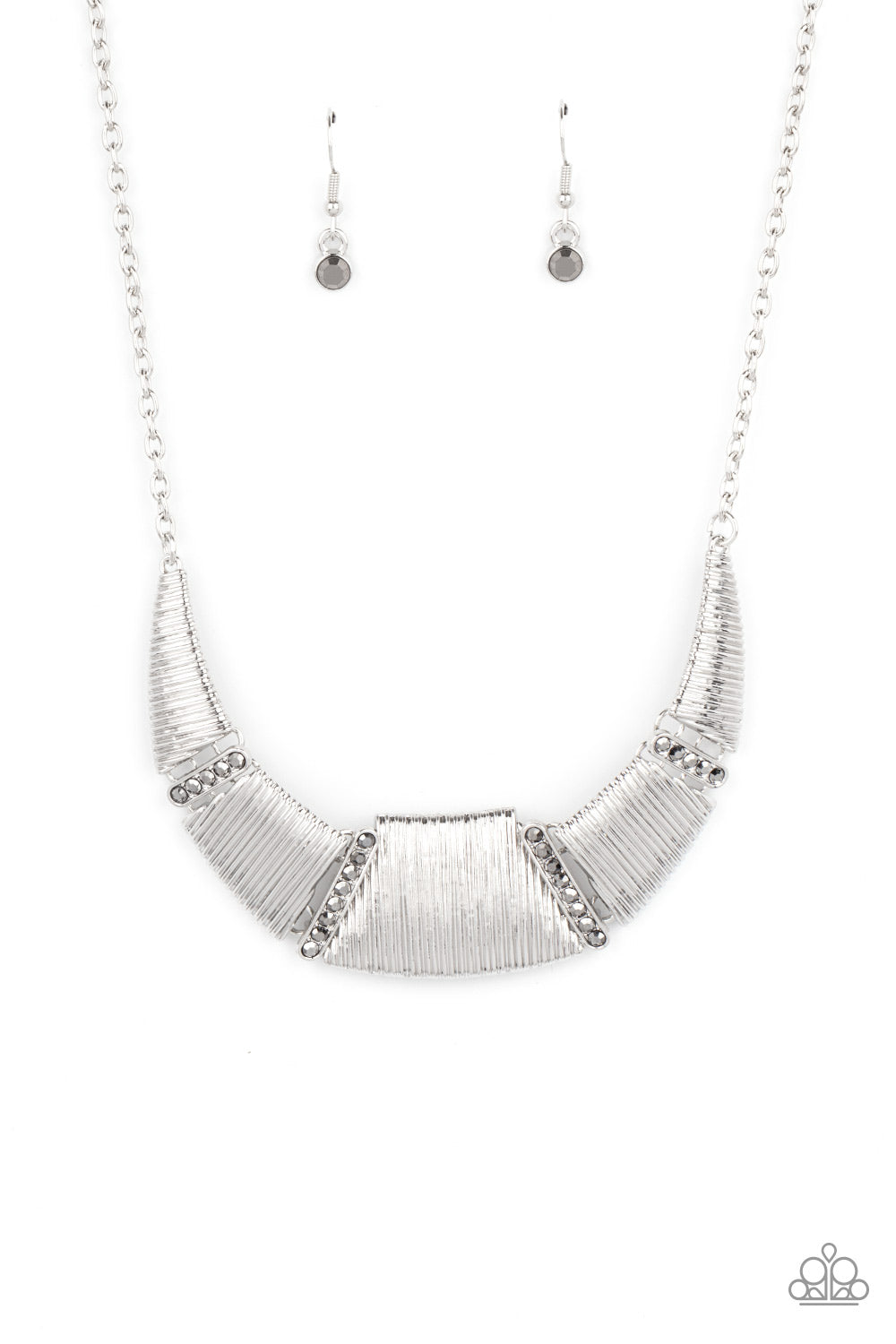 Going Through Phases - Silver Necklace Paparazzi N0180