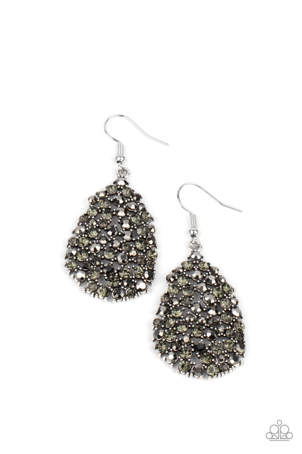 Daydreamy Dazzle - Silver Earring Paparazzi E0355