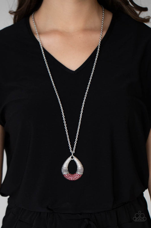 Glitz And Grind Red Necklace Paparazzi N0498