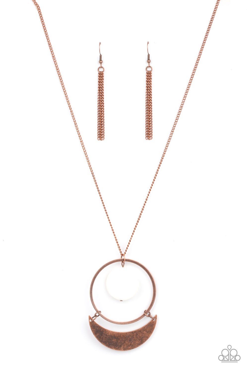 Moonlight Sailing Cooper Necklace Paparazzi N0556