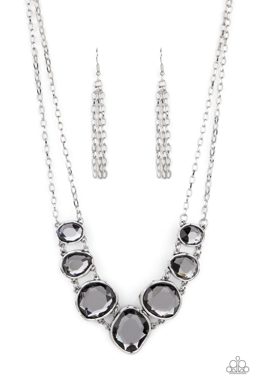 Absolute Admiration - Silver Necklace Paparazzi N0401