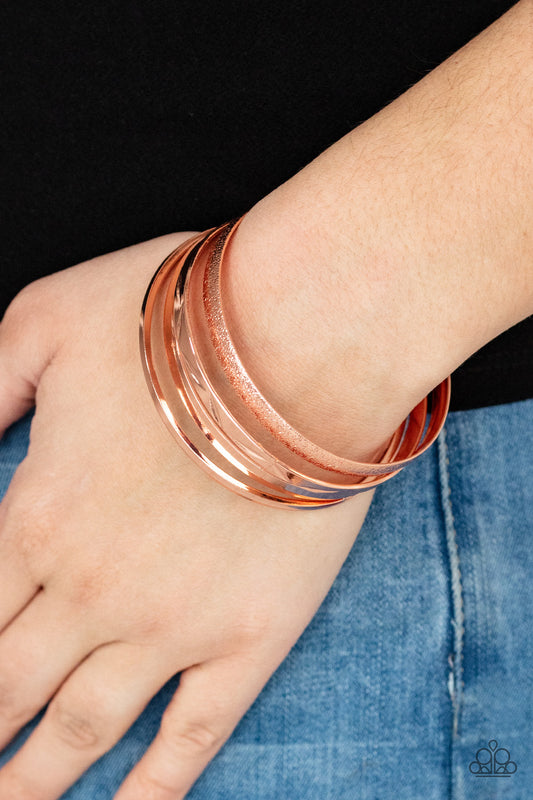 Stackable Style - Copper Bracelets Paparazzi B0209