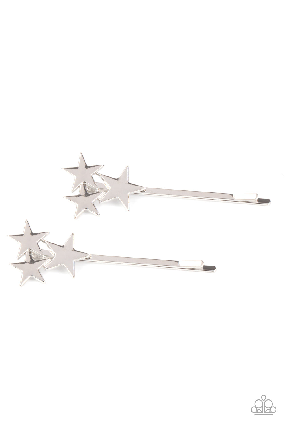 Suddenly Starstruck - Silver Star Hair Clip Paparazzi H0084