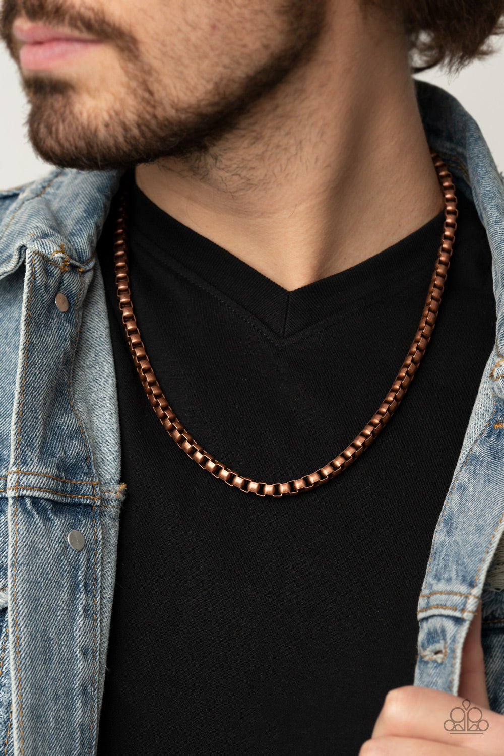 Combat Zone - Copper Urban Necklace Paparazzi N0841