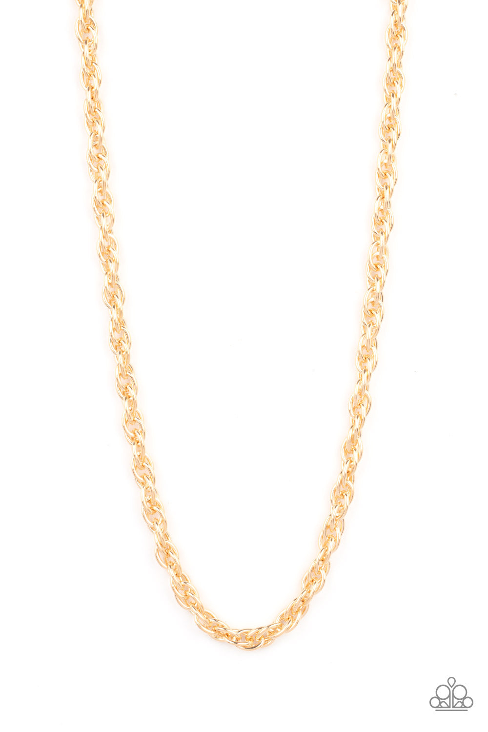 Extra Entrepreneur - Gold Chain Urban Necklace Paparazzi N0840