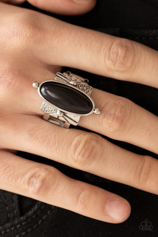 This BADLAND Is My BADLAND - Black Ring Paparazzi R0188