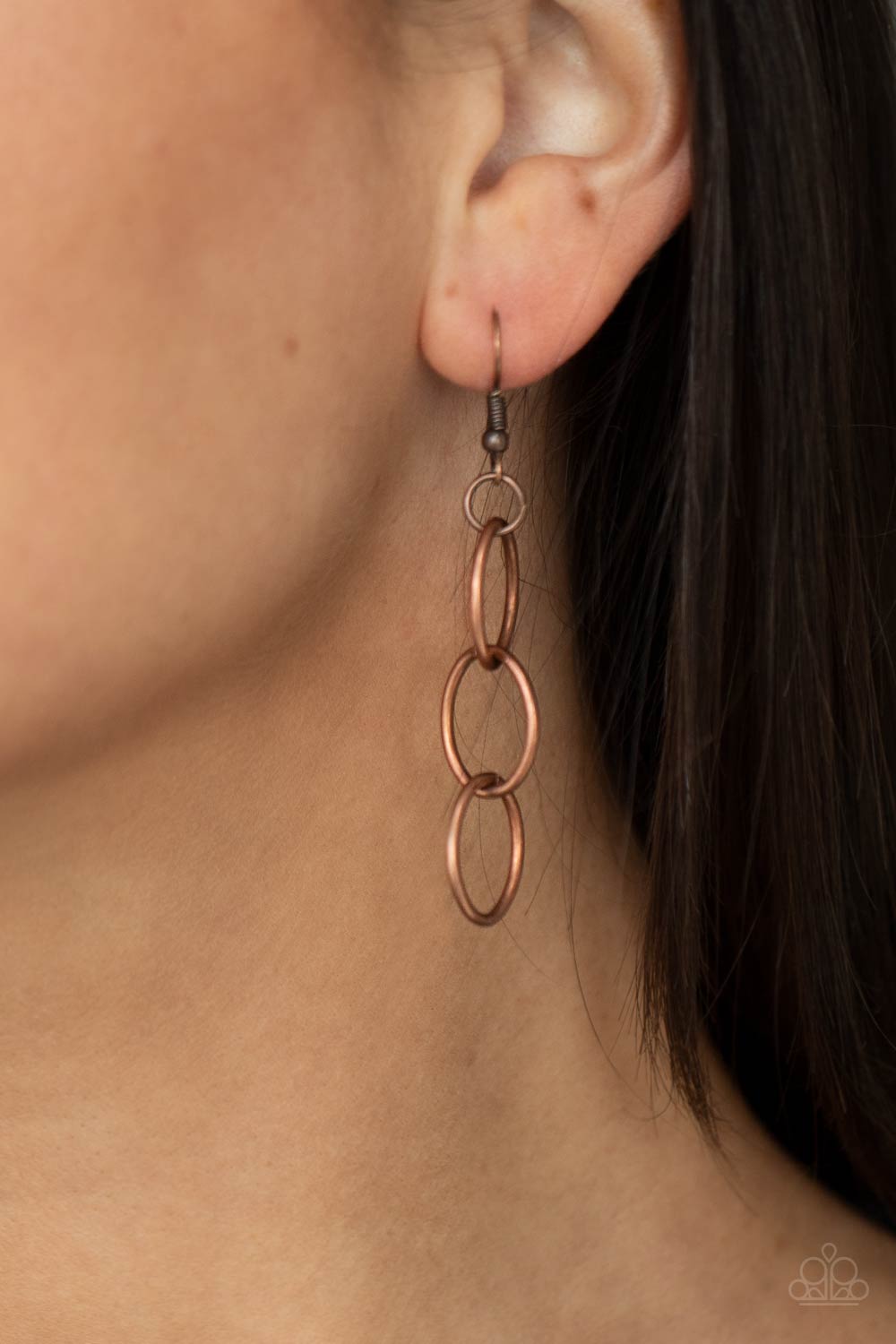 Holey Relic Copper Necklace Paparazzi N0065