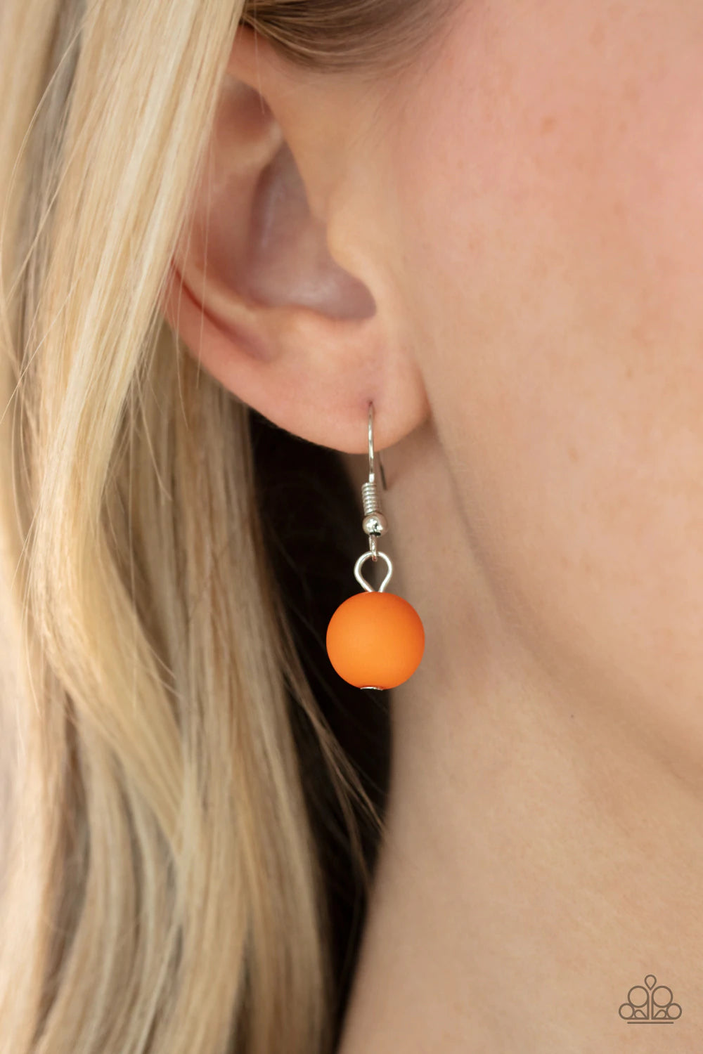 Pop-Ular Opinion Orange Necklace Paparazzi N0069