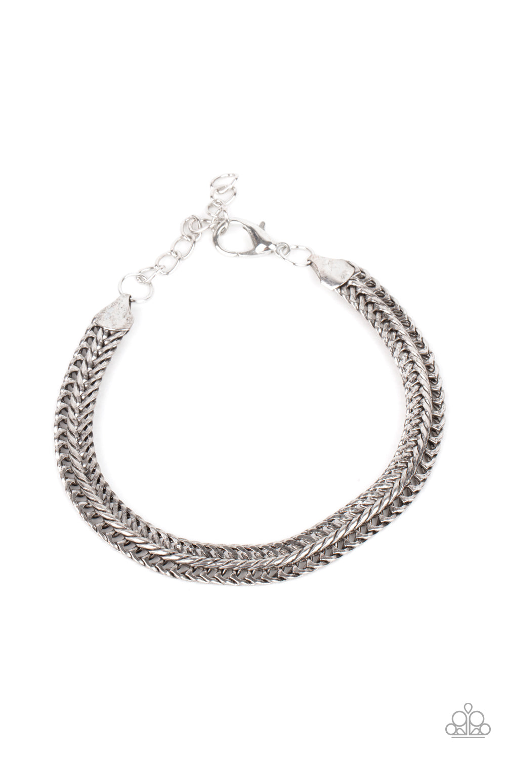 Extraordinary Edge - Silver Urban Bracelet Paparazzi B0496