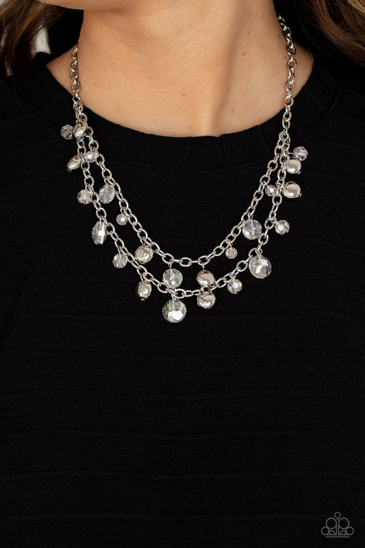 Ethereally Ensconced White Necklace Paparazzi N0587