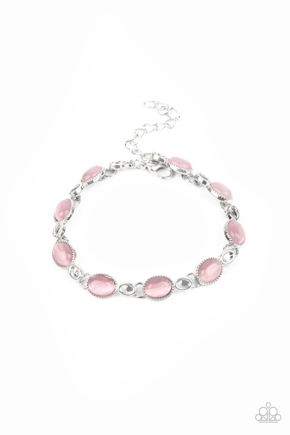 Blissfully Beaming - Pink Cat's Eye Bracelet Paparazzi B0325