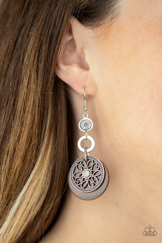 Royal Marina Brown Earring Paparazzi E0326