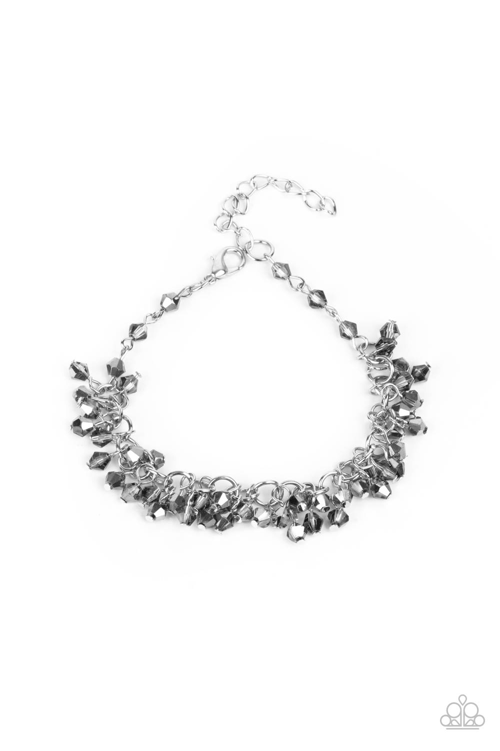 Twinkly Twilight - Silver Hematite Bracelet Paparazzi B0468