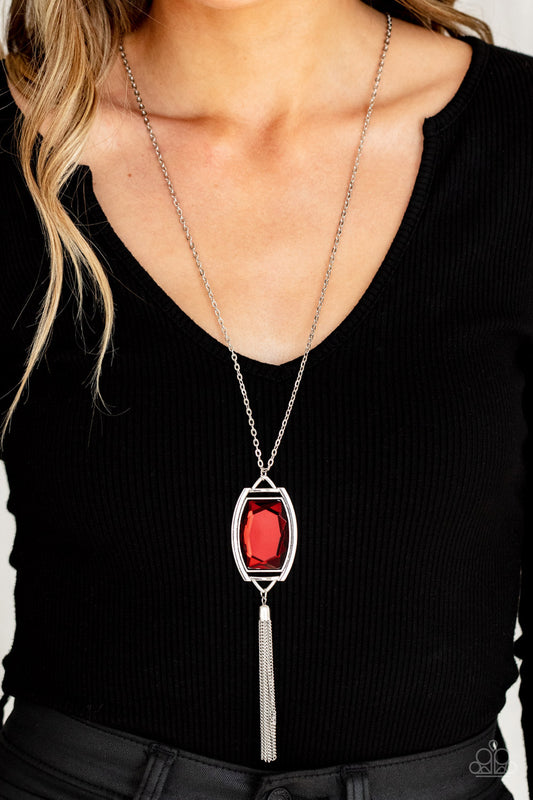 Timeless Talisman - Red Necklace Paparazzi  N0388