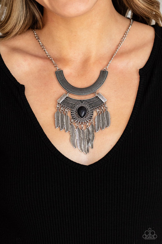 Desert Devotion Black Necklace Paparazzi N0278