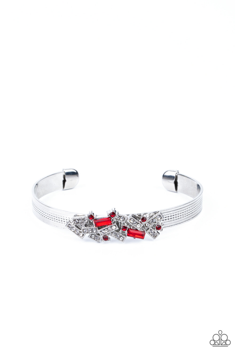 A Chic Clique - Red Bracelet Paparazzi B0214