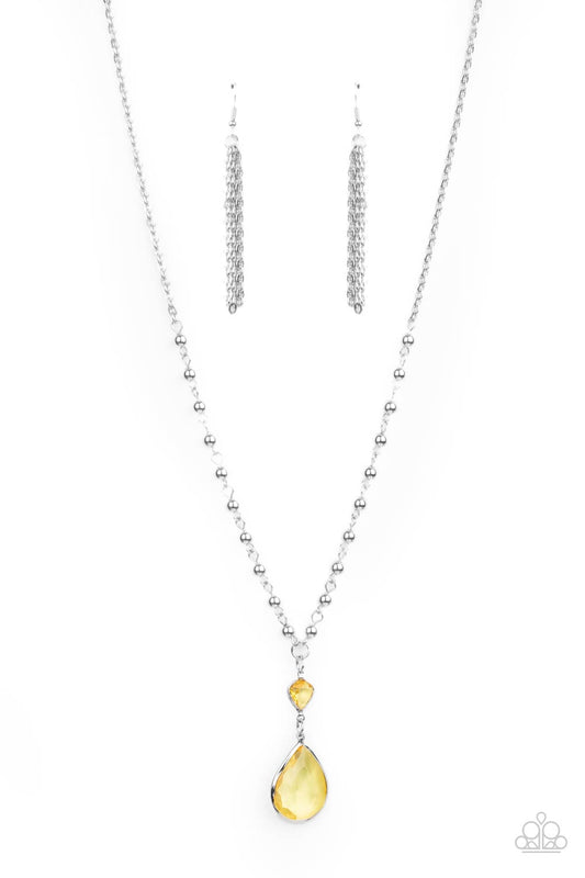 Titanic Splendor Yellow Necklace Paparazzi N0503