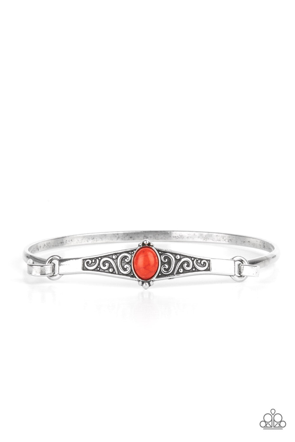 Stone Scrolls - Red Bracelet Paparazzi B0219