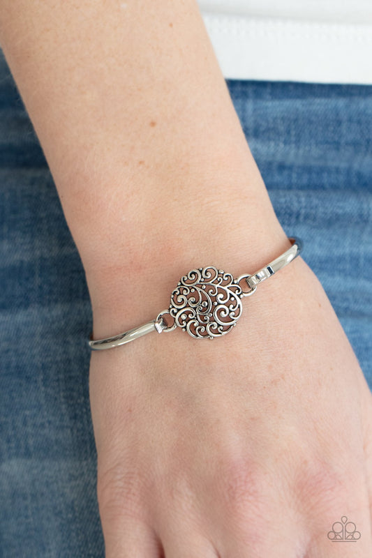 Filigree Fiesta Silver Bracelet Paparazzi B0311