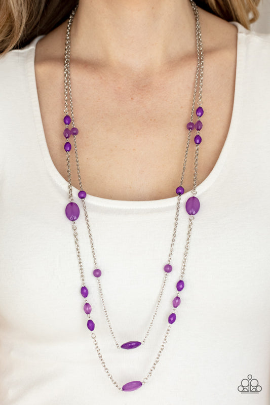 Day Trip Delights - Purple Necklace  Paparazzi  N0363