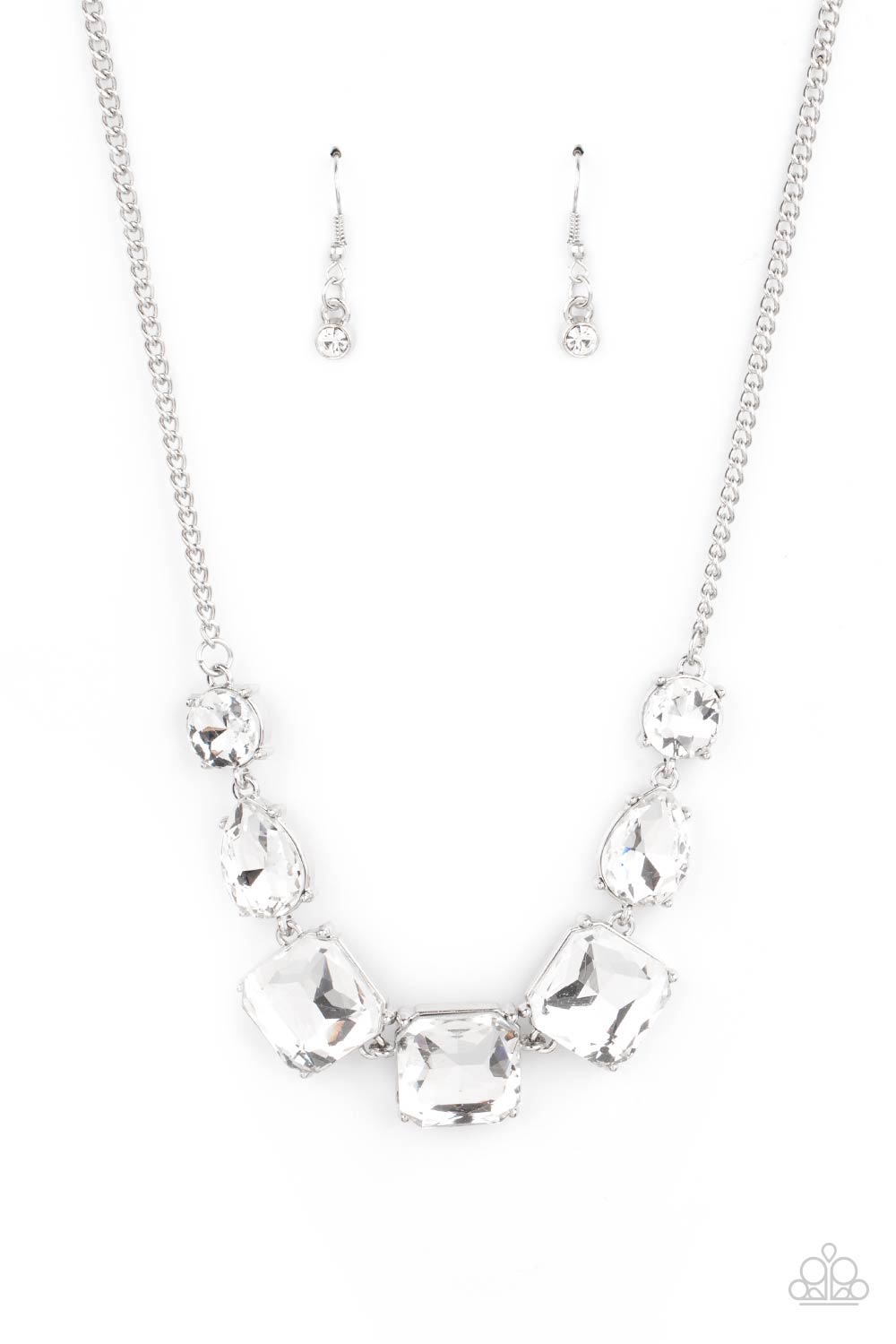 Unfiltered Confidence - White Necklace Paparazzi N0403