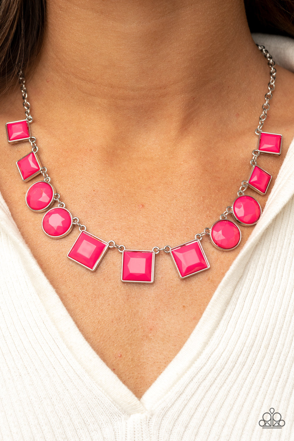 Tic Tac TREND - Pink Necklace Paparazzi N0528