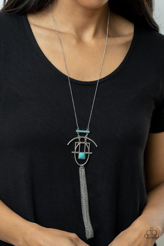 Eco Echoes Blue Necklace Paparazzi N0336