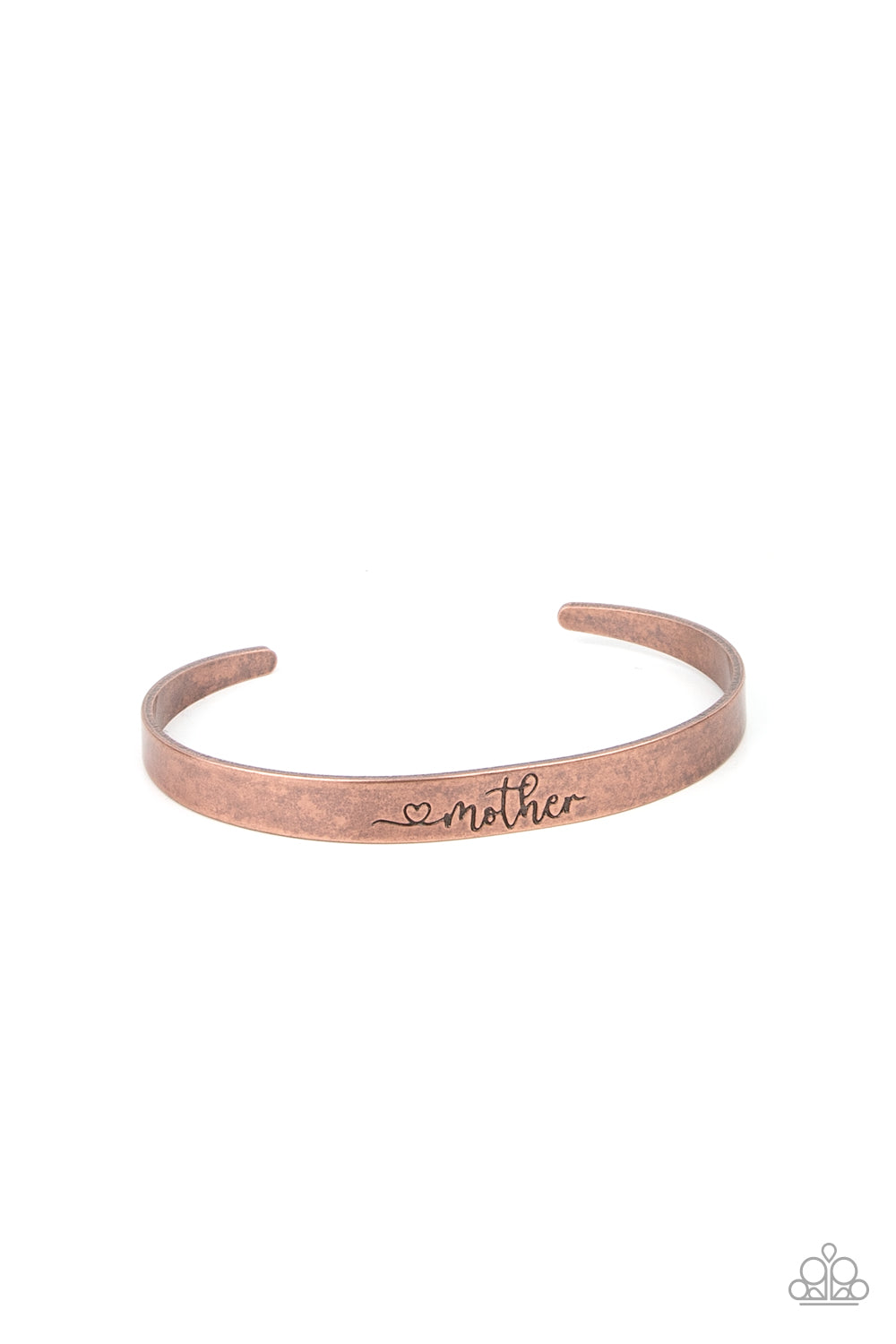 Sweetly Named - Copper "Mother" Day Cuff Bracelet B0470