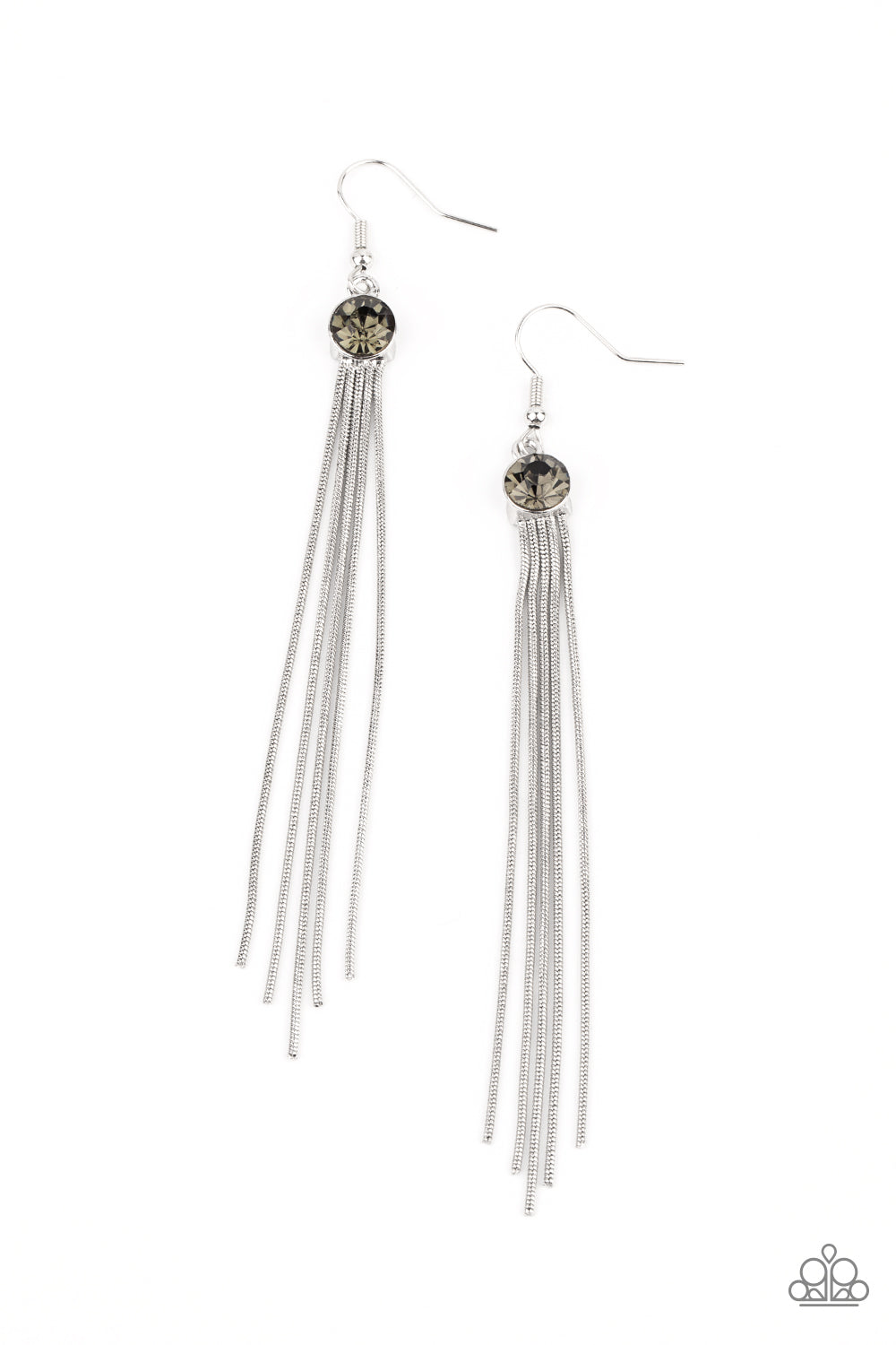 Always In Motion - Silver Earring Paparazzi E0595