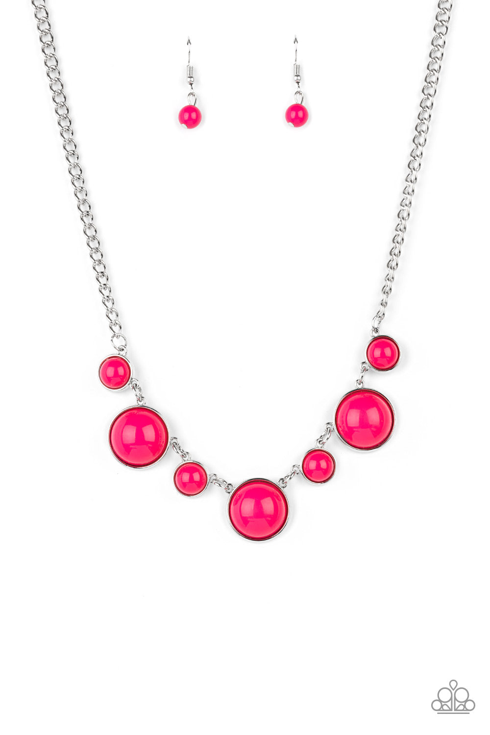 Prismatically POP-tastic - Pink Necklace Paparazzi N0435