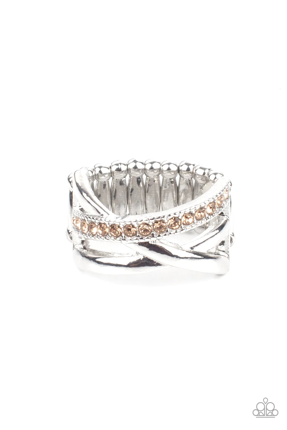 Forever Flawless Brown Topaz Rhinestone Ring R0120