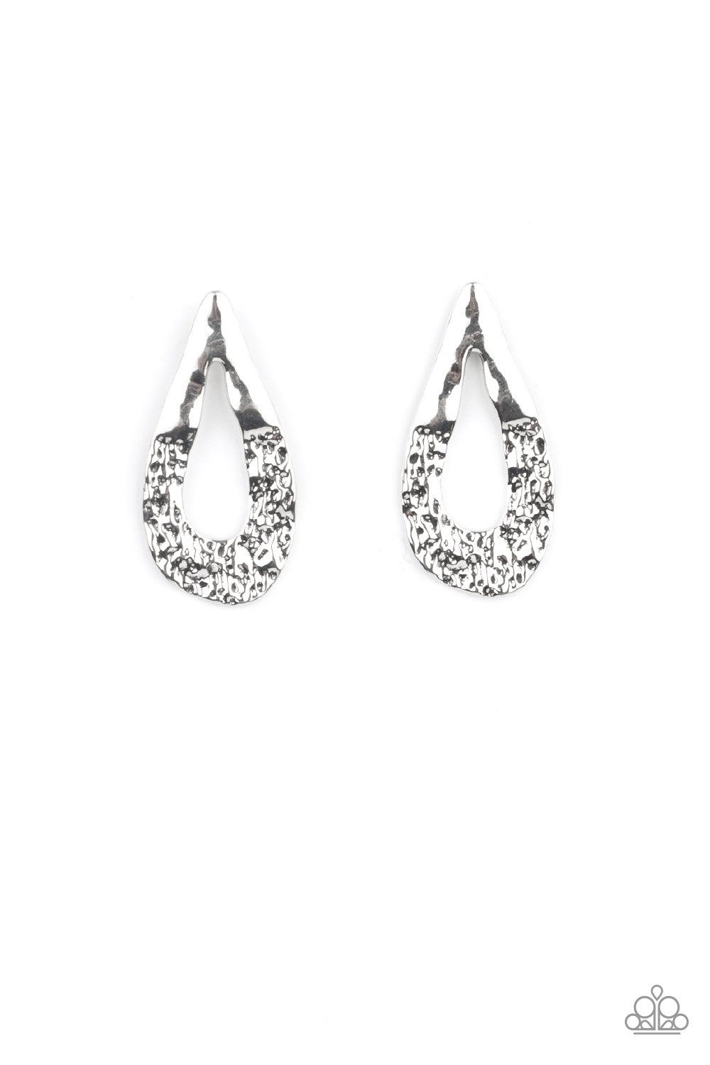 Industrial Antiquity - Silver Earring Paparazzi E0417