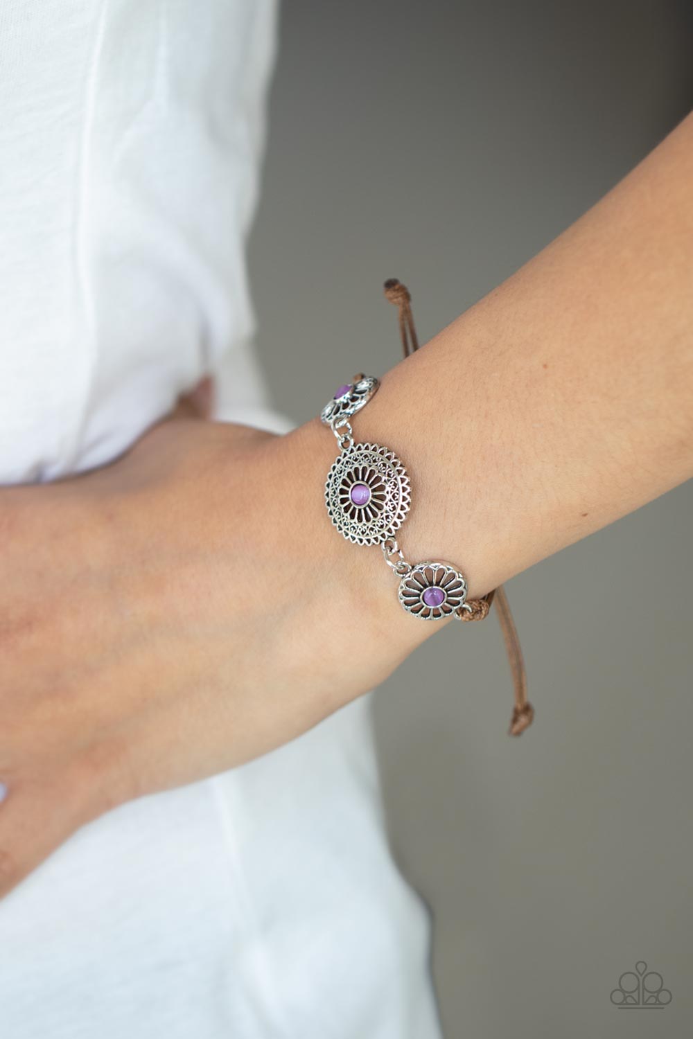 Bohemian Botany - Purple Bracelet Paparazzi B0410