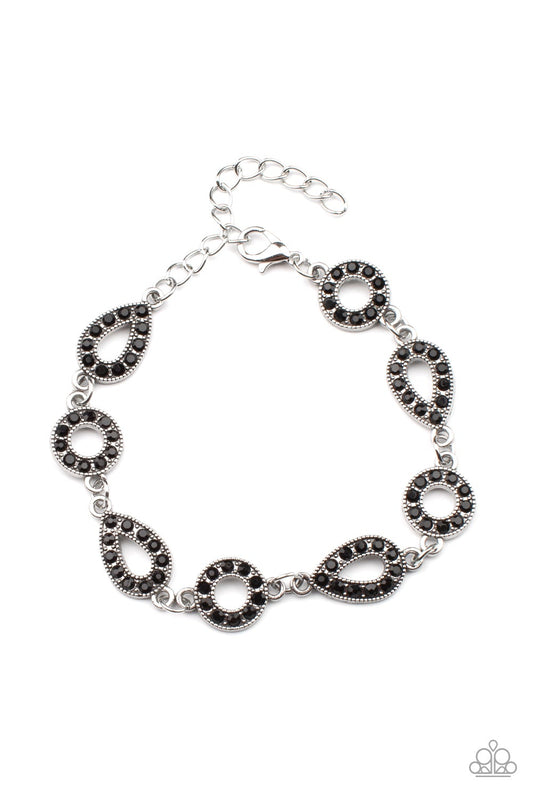 Royally Refined Black Bracelet Paparazzi B0310