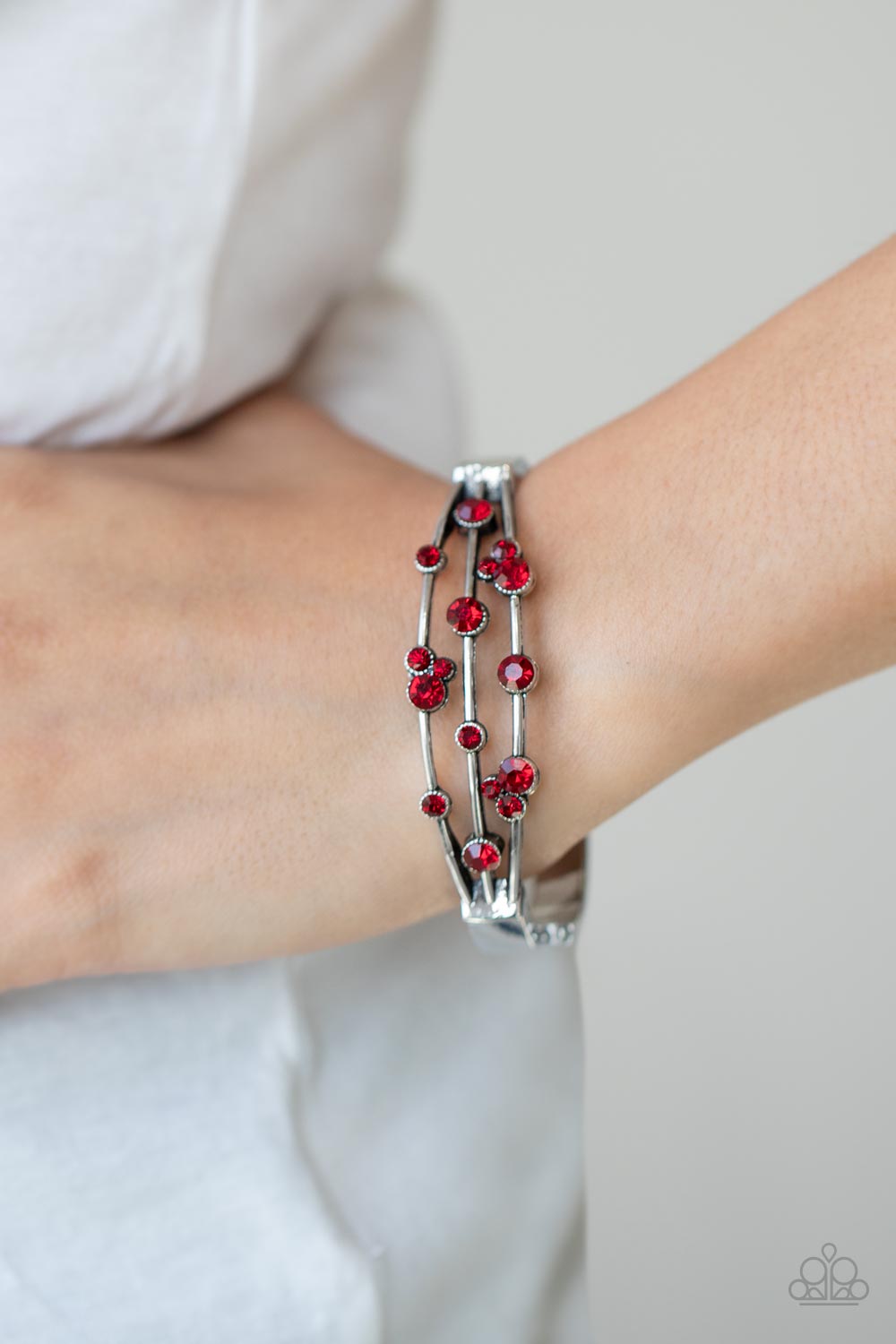 Cosmic Candescence - Red Bracelet Paparazzi B0194