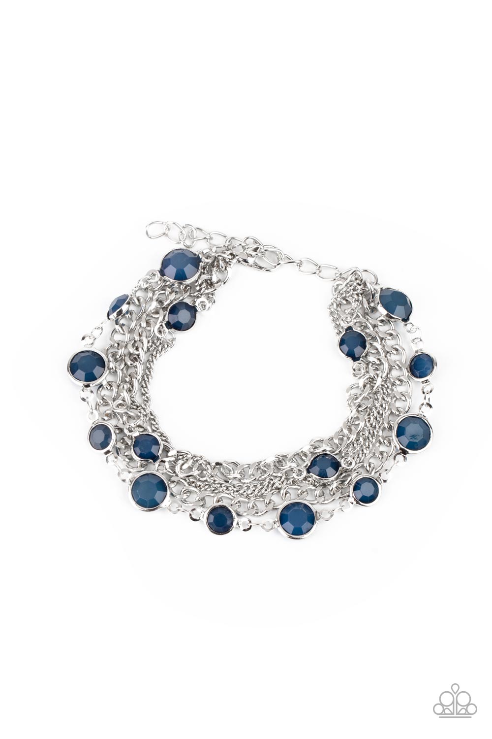 Glossy Goddess - Blue Bracelet Paparazzi B0141