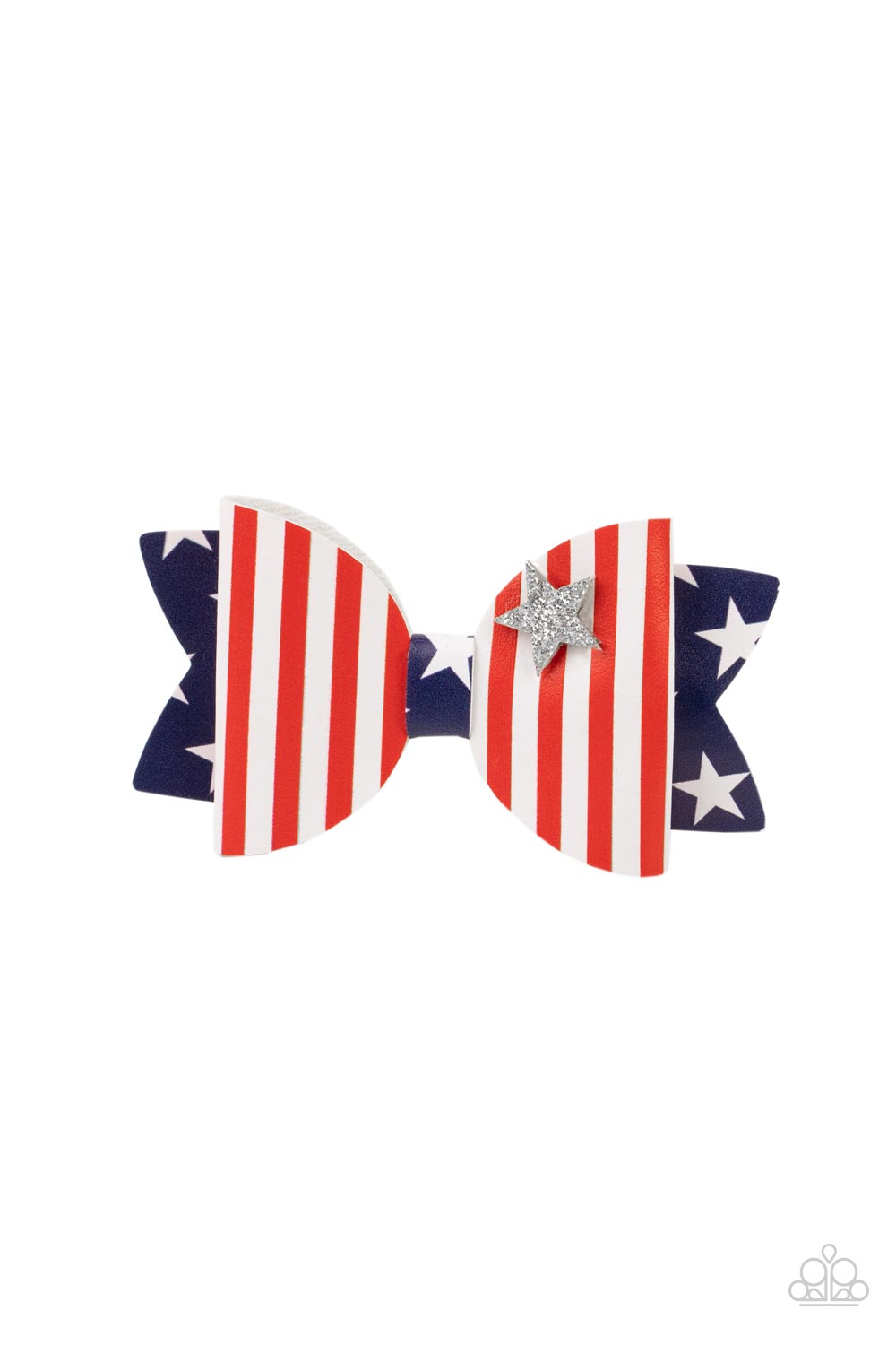 Red, White, and Bows - Multi Hairclip Paparazzi H0088