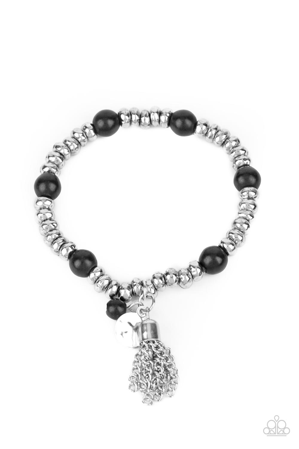 Whimsically Wanderlust - Black Bracelet Paparazzi B0237